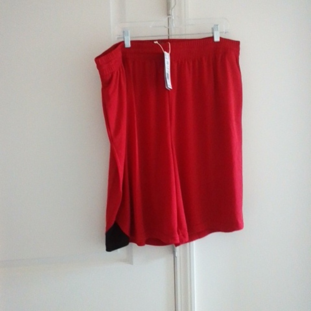 NWT Adidas Red Basketball Athletic Shorts